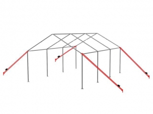 Sada proti větru, pás 17m šedý