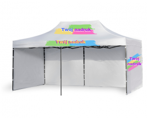 Nůžkovy stan 3x6 s potiskem